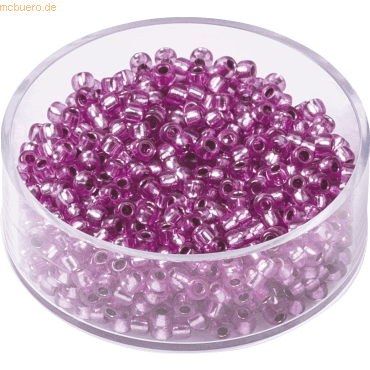 6 x Knorr prandell Rocailles 2,5 mm erika VE=13g 6 x Knorr prandell Rocailles 2,5 mm erika VE=13g von Knorr prandell