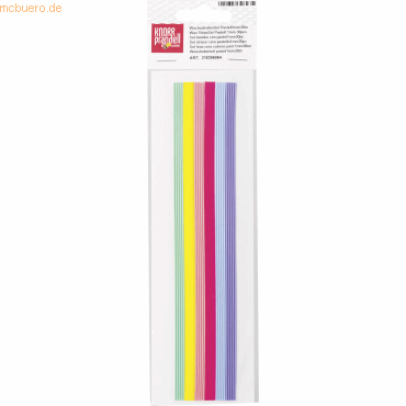 6 x Knorr prandell Verzierwachsstreifen Sortiment 200x1mm Pastell VE=3 6 x Knorr prandell Verzierwachsstreifen Sortiment 200x1mm Pastell VE=3 von Knorr prandell