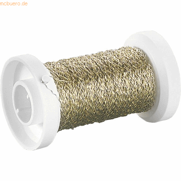 10 x Knorr prandell Bouilloneffektdraht 0,25mmx50m goldfarben 10 x Knorr prandell Bouilloneffektdraht 0,25mmx50m goldfarben von Knorr prandell