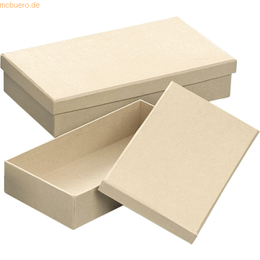 Knorr prandell Pappboxen-Set 21,3x12,1x4,5cm natur / 19,3x10,1x4cm nat Knorr prandell Pappboxen-Set 21,3x12,1x4,5cm natur / 19,3x10,1x4cm nat von Knorr prandell