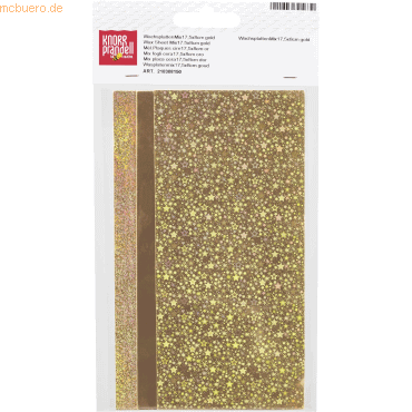 Knorr prandell Verzierwachs Sortiment 175x80x0,5mm Hologram gold VE=3 Knorr prandell Verzierwachs Sortiment 175x80x0,5mm Hologram gold VE=3 von Knorr prandell