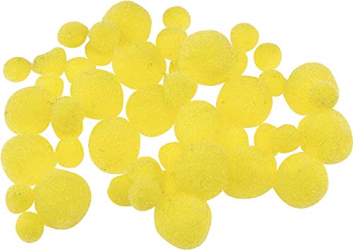 KnorrPrandell 2681037 Pompons, 8,14,20 mm Durchmesser, gelb von KnorrPrandell