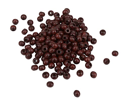 KnorrPrandell 6024599 Holzperlen, 4 mm Durchmesser, sepia von Knorr Prandell