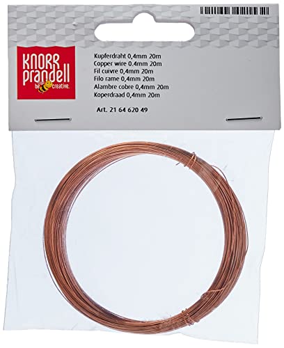 KnorrPrandell 6462049 Draht, 0.4 mm Durchmesser - 20 m/Ro, kupfer KnorrPrandell 6462049 Draht, 0.4 mm Durchmesser - 20 m/Ro, kupfer von Knorr Prandell
