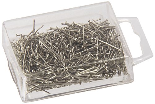 KnorrPrandell 8045518 Stecknadeln, 18 mm - 0.6 mm Durchmesser, Silber von Knorr Prandell