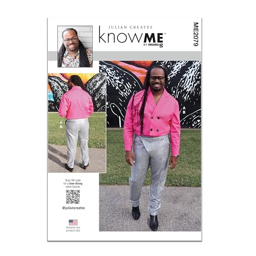 KNOW ME Schnittmuster ME2079BB Herrenhemd und Hose von Julian Creates BB (48-50-52-54-56) von Know Me