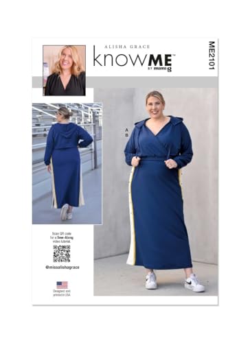 KNOW ME Schnittmuster ME2101K5 Strickoberteil und Rock für Damen von Alisha Grace K5 (36-38-40-42-44) von Know me