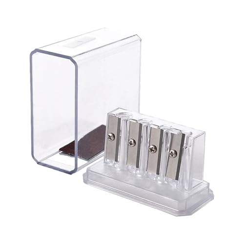 Carpenter Bleistiftspitzer,Bleistiftspitzer-Handbuch, Transparenter Künstler-Bleistiftspitzer mit Deckel, Bleistiftspitzer mit langer Spitze, Handspitzer mit 4 Löchern für die Schule und zu Hause Carpenter Bleistiftspitzer,Bleistiftspitzer-Handbuch, Transparenter Künstler-Bleistiftspitzer mit Deckel, Bleistiftspitzer mit langer Spitze, Handspitzer mit 4 Löchern für die Schule und zu Hause von Knowlife