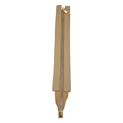 Kobeleen 30 cm PU-Leder-Reißverschluss mit Löchern, Metall-Reißverschluss, DIY-Reißverschluss, Ersatz-Hardware, Reißverschluss-Zubehör zum Nähen von Handtaschen Kobeleen 30 cm PU-Leder-Reißverschluss mit Löchern, Metall-Reißverschluss, DIY-Reißverschluss, Ersatz-Hardware, Reißverschluss-Zubehör zum Nähen von Handtaschen von Kobeleen