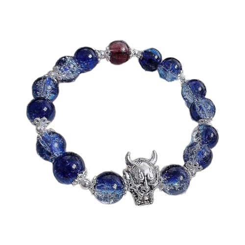 Kobeleen Glasperlen-Handkette Spiel Genshin Xiao Armband handgemachte Maske Anhänger Armband Unisex Schmuck Zubehör Kobeleen Glasperlen-Handkette Spiel Genshin Xiao Armband handgemachte Maske Anhänger Armband Unisex Schmuck Zubehör von Kobeleen