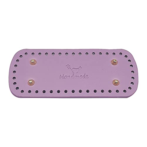 Kobeleen Handgefertigte Taschenböden mit 44 Löchern, ovaler runder Taschenboden aus Leder, DIY-Häkeltaschenzubehör für Stricktaschen, Beuteltaschen Kobeleen Handgefertigte Taschenböden mit 44 Löchern, ovaler runder Taschenboden aus Leder, DIY-Häkeltaschenzubehör für Stricktaschen, Beuteltaschen von Kobeleen