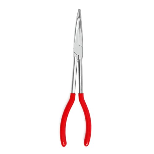 Kobeleen Spitzzange aus Edelstahl, gerade Zange mit Langer Reichweite, 25°/45°/90° Gebogene Spitzzange, O-förmige Kreiszange Kobeleen Spitzzange aus Edelstahl, gerade Zange mit Langer Reichweite, 25°/45°/90° Gebogene Spitzzange, O-förmige Kreiszange von Kobeleen