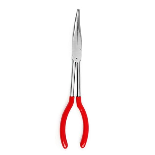 Kobeleen Spitzzange aus Edelstahl, gerade Zange mit Langer Reichweite, 25°/45°/90° Gebogene Spitzzange, O-förmige Kreiszange Kobeleen Spitzzange aus Edelstahl, gerade Zange mit Langer Reichweite, 25°/45°/90° Gebogene Spitzzange, O-förmige Kreiszange von Kobeleen