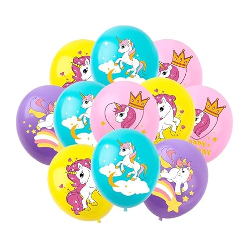 KOBOKO 16 Stück Einhorn Luftballons von Koboko