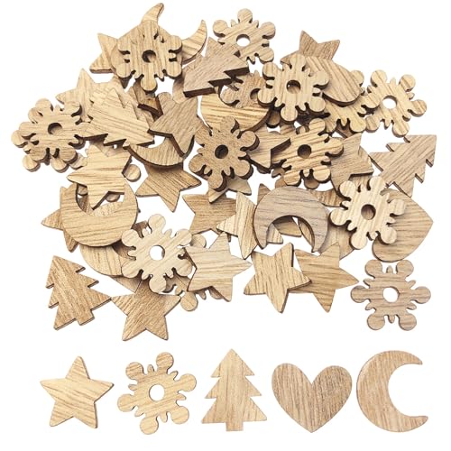 KOBOKO 200 Stück Tischdeko Weihnachten Holz, Streudeko Weihnachten Deko, Holzdeko Weihnachtskonfetti, Weihnachten Dekoration Confetti, Wiederverwendbar Konfetti Weihnachten Dekoration KOBOKO 200 Stück Tischdeko Weihnachten Holz, Streudeko Weihnachten Deko, Holzdeko Weihnachtskonfetti, Weihnachten Dekoration Confetti, Wiederverwendbar Konfetti Weihnachten Dekoration von Koboko