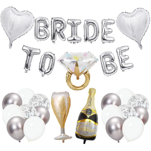 KOBOKO Bride to Be Deko Ballons Silber KOBOKO Bride to Be Deko Ballons Silber von Koboko