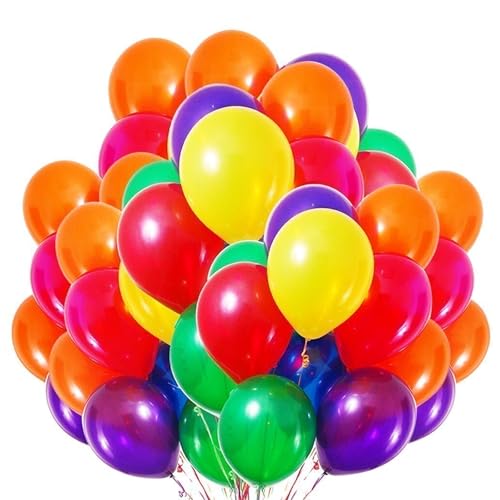 KOBOKO Luftballons Bunt Neon Deko, 100 Stück Leuchtende Luftballons Neon Party Deko, Bunte Helium Ballons Schwarzlicht Party, Latex Party Ballons für Geburtstag Hochzeit Party Deko KOBOKO Luftballons Bunt Neon Deko, 100 Stück Leuchtende Luftballons Neon Party Deko, Bunte Helium Ballons Schwarzlicht Party, Latex Party Ballons für Geburtstag Hochzeit Party Deko von Koboko