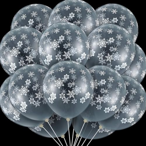 KOBOKO Frozen Geburtstagsdeko Luftballons Weihnachten, 50 Stück Schneeflocken Ballons Weihnachten Deko, Luftballon Weihnachten Frozen Deko, Weihnachtsballons für Geburtstag Winterparty Hochzeit Deko KOBOKO Frozen Geburtstagsdeko Luftballons Weihnachten, 50 Stück Schneeflocken Ballons Weihnachten Deko, Luftballon Weihnachten Frozen Deko, Weihnachtsballons für Geburtstag Winterparty Hochzeit Deko von Koboko