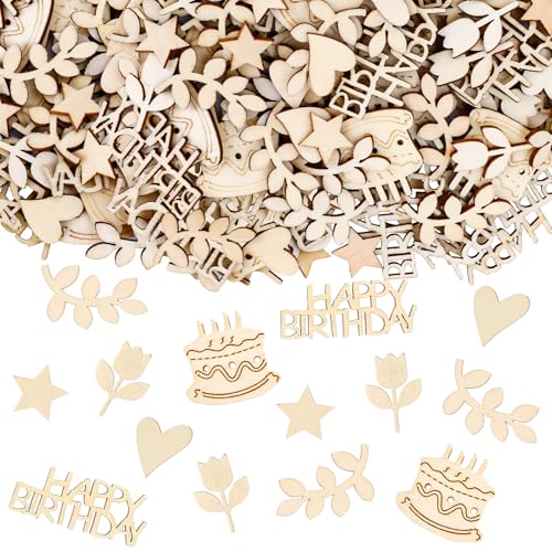 KOBOKO Happy Birthday Konfetti Geburtstag,120 Stück Streudeko Holz Happy Birthday Deko,Tischdeko Geburtstag Frau Mann,Streudeko Geburtstag Deko,Geburtstag Tischdeko,Confetti für Geburtstagsdeko Tisch KOBOKO Happy Birthday Konfetti Geburtstag,120 Stück Streudeko Holz Happy Birthday Deko,Tischdeko Geburtstag Frau Mann,Streudeko Geburtstag Deko,Geburtstag Tischdeko,Confetti für Geburtstagsdeko Tisch von Koboko