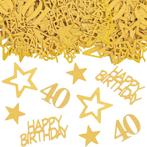 KOBOKO Konfetti 40 Geburtstag Deko, 100 Stück Tischdeko 40 Geburtstag Frauen Männer, Streudeko 40. Geburtstag Deko Confetti, Deko 40 Geburtstag Mann Frau,Geburtstag Tischdeko, Geburtstagsdeko 40 Jahre KOBOKO Konfetti 40 Geburtstag Deko, 100 Stück Tischdeko 40 Geburtstag Frauen Männer, Streudeko 40. Geburtstag Deko Confetti, Deko 40 Geburtstag Mann Frau,Geburtstag Tischdeko, Geburtstagsdeko 40 Jahre von Koboko