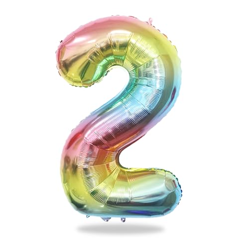 KOBOKO Zahlen Luftballons 2. Geburtstag, 40 Zoll XXL Luftballon 2 Zahlen Geburtstag, Folienballon 2 Geburtstagsdeko, Zahl Deko Ballon 2 Geburtstag 2 Jahre Mädchen, Helium Ballon 2 Geburtstag Deko KOBOKO Zahlen Luftballons 2. Geburtstag, 40 Zoll XXL Luftballon 2 Zahlen Geburtstag, Folienballon 2 Geburtstagsdeko, Zahl Deko Ballon 2 Geburtstag 2 Jahre Mädchen, Helium Ballon 2 Geburtstag Deko von Koboko
