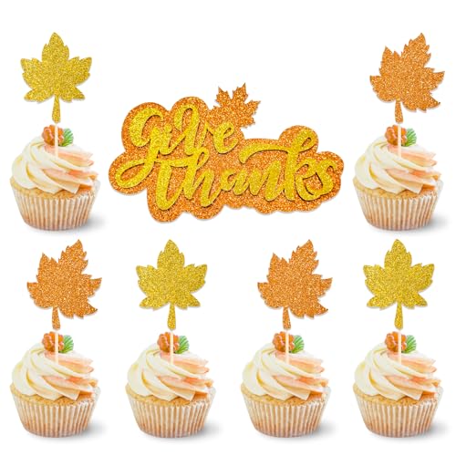 KOBOKO 13 Stk Tortendeko Herbst,Ahornblätter Cake Topper,Herbst Deko Torte,Herbstblätter Cupcake Deko,Herbstdeko Kuchendeko,Kuchen Topper Erntedankfest Deko,Herbst Dekoration,Autumn Decor KOBOKO 13 Stk Tortendeko Herbst,Ahornblätter Cake Topper,Herbst Deko Torte,Herbstblätter Cupcake Deko,Herbstdeko Kuchendeko,Kuchen Topper Erntedankfest Deko,Herbst Dekoration,Autumn Decor von Koboko