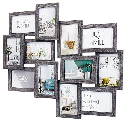 Kobolo Bilderrahmen-Collage - BIG GREY - Holz - grau antik - 12 Bilder - 54x61 cm Kobolo Bilderrahmen-Collage - BIG GREY - Holz - grau antik - 12 Bilder - 54x61 cm von Kobolo