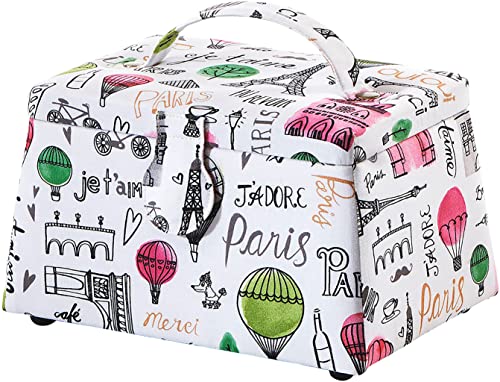 Kobolo Nähkästchen Nähkorb Nähkörbchen Nähkasten - Textil Paris - 20x14x14 cm Kobolo Nähkästchen Nähkorb Nähkörbchen Nähkasten - Textil Paris - 20x14x14 cm von Kobolo