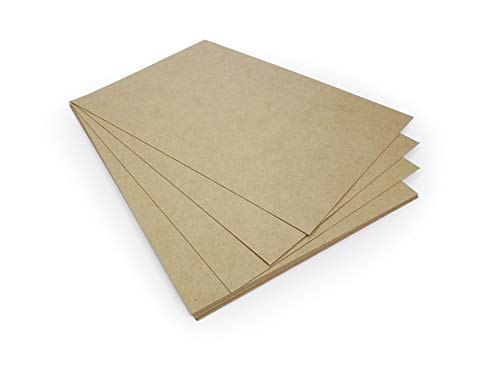 nature-eco 100 Blätter Kraftpapier DIN A4 Kraftkarton 380 g stabil, extra stark, Kreativpapier Kreativkarton Recyclingpapier, ökologisch (100, Karton) von KochSpezial
