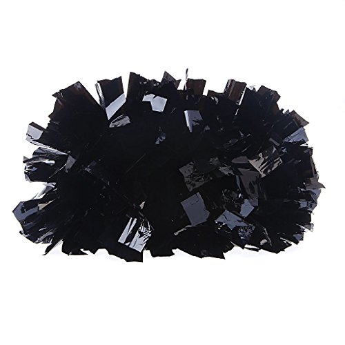 Kodbww Cheerleader-Pompons mit Fingerringen für Kinder, Erwachsene, Teamsport, Party, Tanz, Cheerleader-Pompons, Schwarz Kodbww Cheerleader-Pompons mit Fingerringen für Kinder, Erwachsene, Teamsport, Party, Tanz, Cheerleader-Pompons, Schwarz von Kodbww