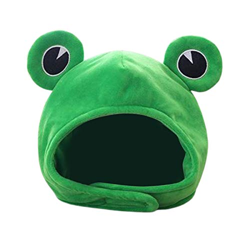 Kodxylytix Cartoon-Plüsch-Hut, Frosch, großes Auge, Cosplay-Kostüm, Verkleidung, Kopfbedeckung Kodxylytix Cartoon-Plüsch-Hut, Frosch, großes Auge, Cosplay-Kostüm, Verkleidung, Kopfbedeckung von Kodxylytix