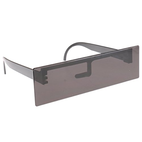 Kodxylytix Schwarze Zensorstangen-Sonnenbrille, lustige Augenblock-Brille, Party-Requisite von Kodxylytix