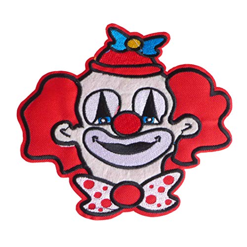 Bügelbild Clown 15x13cm Clowngesicht Applikation Karneval Kostüm Fasching Bügelbild Clown 15x13cm Clowngesicht Applikation Karneval Kostüm Fasching von Sudsty