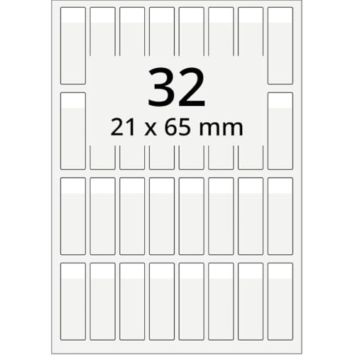 Kabelmarkierer,z. Bedrucken,Schriftfeld weiß,Polyesterfolie,21x65mm,100Bogen/VE Kabelmarkierer,z. Bedrucken,Schriftfeld weiß,Polyesterfolie,21x65mm,100Bogen/VE von König Werbeanlagen