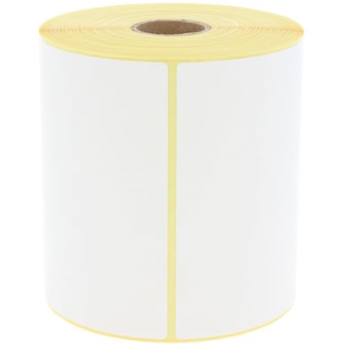 Thermoetiketten Thermo-Top,weiß,permanent klebend,25,4mm,101,6x152,4mm,475/Rolle von König Werbeanlagen