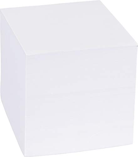 König & Ebhardt 8601010 Ersatzeinlage für Zettelbox (9 x 9 x 9 cm, 700 Blatt) weiß (12 Stück) von König & Ebhardt