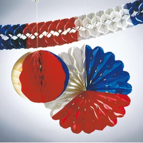Kogler Nationen Deko-Set in Tasche, Karton, Papier, Blau/Weiß/Rot, Einheitsgröße Kogler Nationen Deko-Set in Tasche, Karton, Papier, Blau/Weiß/Rot, Einheitsgröße von Kogler