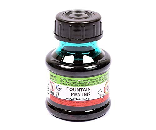 Koh-i-noor Hardtmuth Fountain Pen Ink-50 G, Grün, Tinte, Kugelschreiber, Tinten & Fibre Stifte von Koh-I-Noor