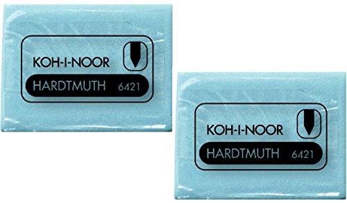 K-6421/18-2 - Der Spezialist unter den Radierern, supersoftig und in sehr guter Qualität! Das Original hier in Blau im Doppelpack!!! von Koh-I-Noor