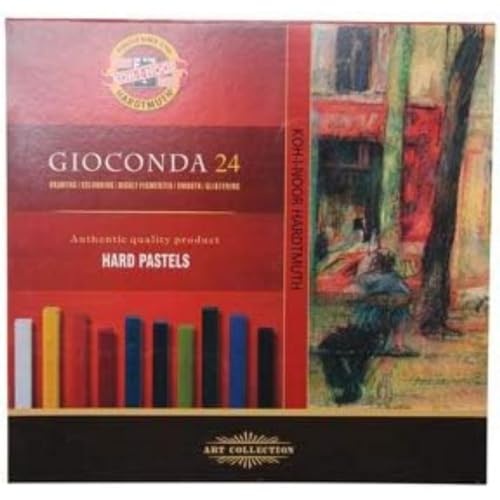 KOH-I-NOOR GIOCONDA 8114 Harte Künstler-Pastellkreiden (24 Stück) von Koh-I-Noor