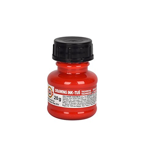 Koh-I-Noor 141700402LP technische Zeichentusche 20g, rot Koh-I-Noor 141700402LP technische Zeichentusche 20g, rot von Koh-I-Noor