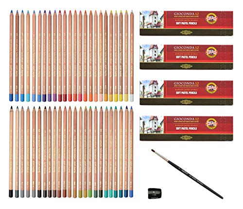 Koh-I-Noor Pastellstifte Gioconda mit Spitzer und Pastell Pinsel 48 Stück Koh-I-Noor Pastellstifte Gioconda mit Spitzer und Pastell Pinsel 48 Stück von Seuenelf