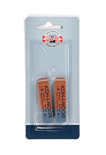 Koh-I-Noor Hardtmuth Kombinierte Radiergummi zum Universalgebrauch; 2er Blister pack von Koh-I-Noor