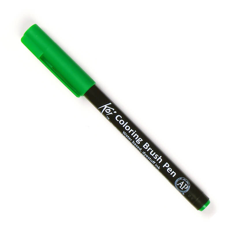 Koi Coloring Brush Pen emerald green von Royal Talens