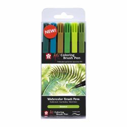 Coloring Brush Pens Botanical Coloring Brush Pens Botanical von Koi