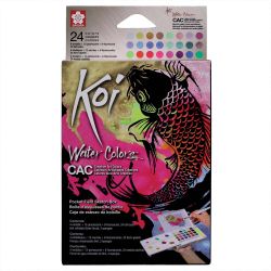 Water Color Sketchbox Creative Art Colours 24 Farben von Koi