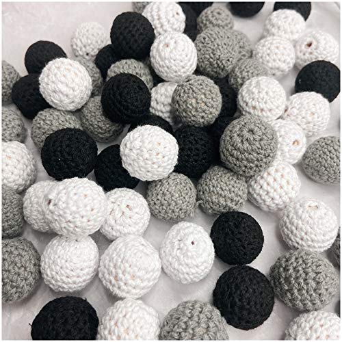 Hölzerne Baumwolle Häkeln Perlen 20mm 50pc für DIY Halskette Armband Hölzerne Baumwolle Häkeln Perlen 20mm 50pc für DIY Halskette Armband von Kojoon