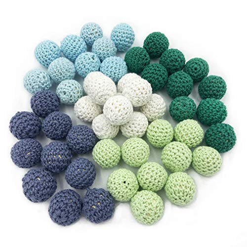 Hölzerne Häkelperlen 20mm 50pc Farbe Perlen für DIY Halskette Armband Hölzerne Häkelperlen 20mm 50pc Farbe Perlen für DIY Halskette Armband von Kojoon
