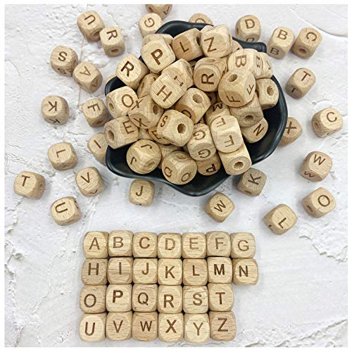 Hölzerne Alphabet 26 Buchstaben Perlen 12mm 104pc Holz Lose Perlen für Schmuck KeyChain Making DIY Halskette Armbänder Hölzerne Alphabet 26 Buchstaben Perlen 12mm 104pc Holz Lose Perlen für Schmuck KeyChain Making DIY Halskette Armbänder von Kojoon