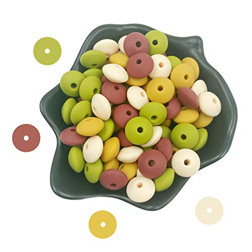 Silikon Linsen Perlen 12mm 50pc Perlen Lieferant für DIY Halskette Armband Silikon Linsen Perlen 12mm 50pc Perlen Lieferant für DIY Halskette Armband von Kojoon